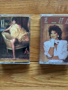 K.T. Oslin Vintage Cassette Lot - Yellow & Cream Covers
